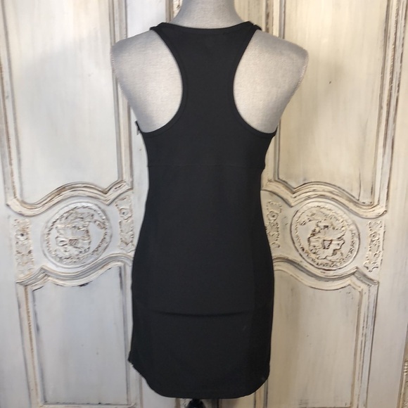 Millau Black Tank Style Slightly Ribbed Scoop Neck Sleeveless Dress Size Medium - Picture 9 of 12